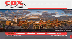 Desktop Screenshot of coxautos.com